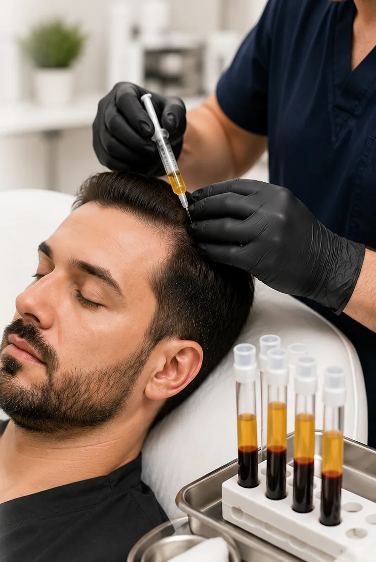 PRP scalp treatment at AHT Aesthetic Medical Center