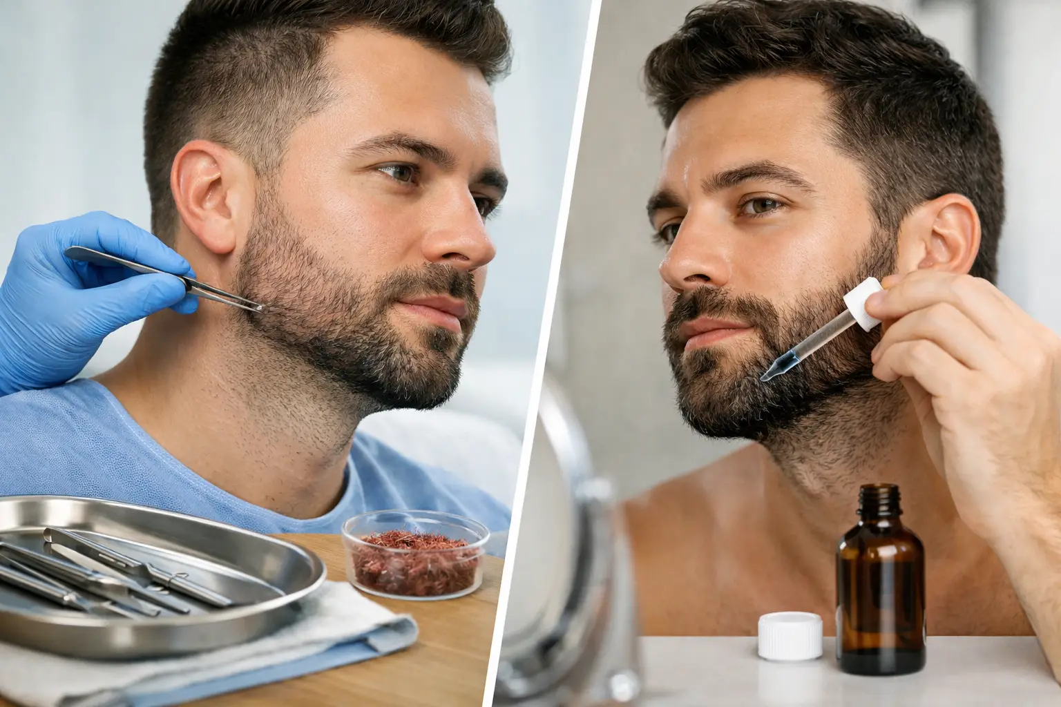 Beard Transplant or Minoxidil: Which Is Right?