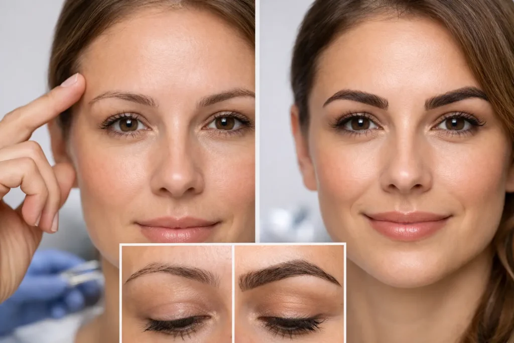 Eyebrow Transplant Before After Results