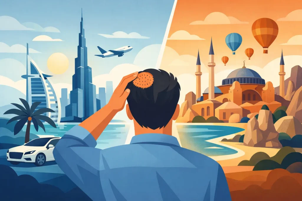 Hair Transplant Dubai vs Turkey: Which Wins?