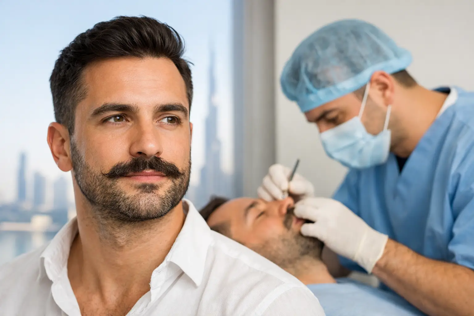 Moustache Transplant in Dubai: What to Expect