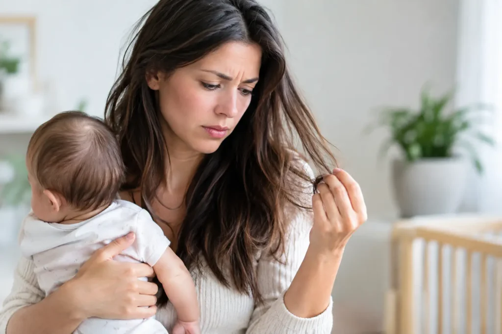 Postpartum Hair Loss Case Study for New Moms