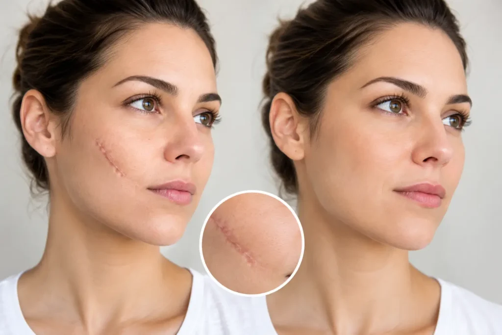 Scar Revision Transplant Case Study Results