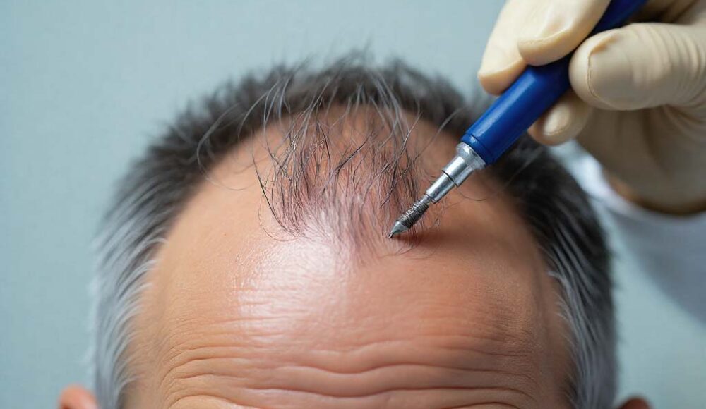 what is pen method hair transplant?