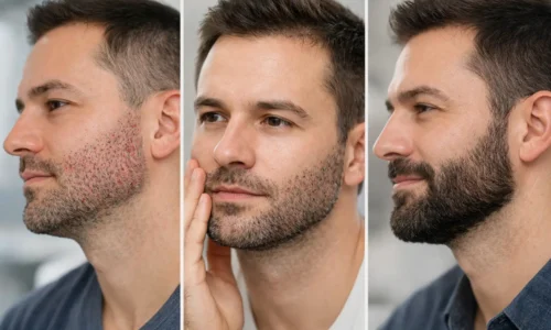 Beard Transplant Healing Stages Explained