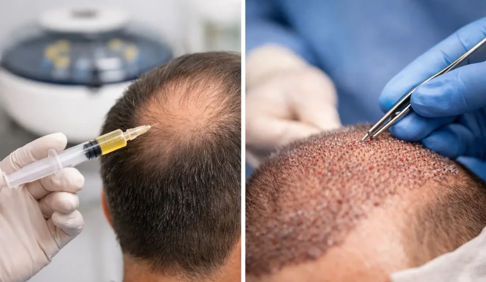 PRP vs Hair Transplant: Which Fits You?