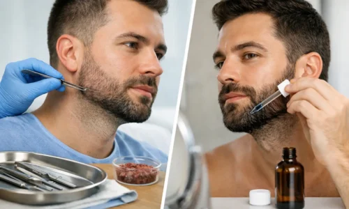Beard Transplant or Minoxidil: Which Is Right?